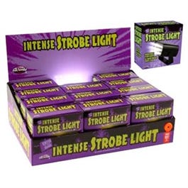 LED Strobe Light, Adjustable, Battery-Operated Supply