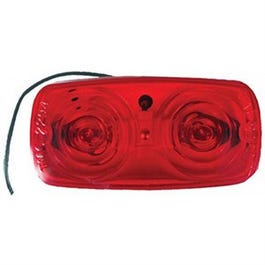 LED Marker Light, Red Bulls Eye With White Base, 4 x 2-In. Online