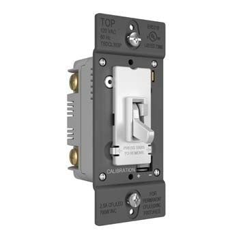 Legrand Pass & Seymour® TradeMaster® LED/CFL/Incandescent Single Pole/3-Way Toggle Slide Dimmer Preset Hot on Sale