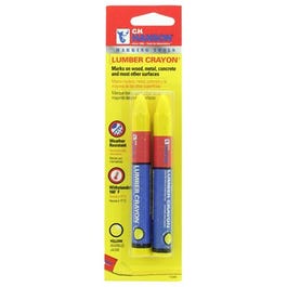 Lumber Crayons, Yellow, 2-Pk. Discount
