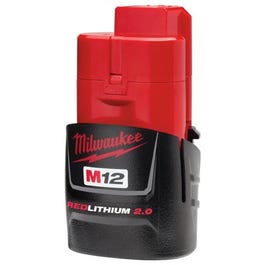 M12 Red Lithium 2.0 Compact Battery Pack, 12-Volt Fashion