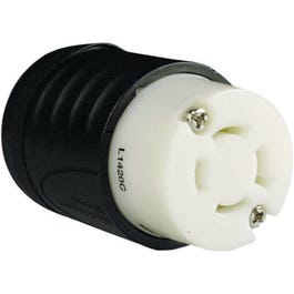 Locking Connector, 20-Amp, 125/250-Volt, Black/White Sale