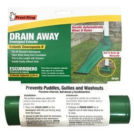 Manual Downspout Extender, Green, 8-Ft.  x 7-In. Sale