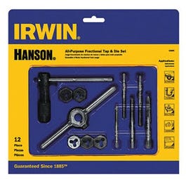 Machine Screw Fractional Tap & Hex Die Set, 12-Pc. on Sale