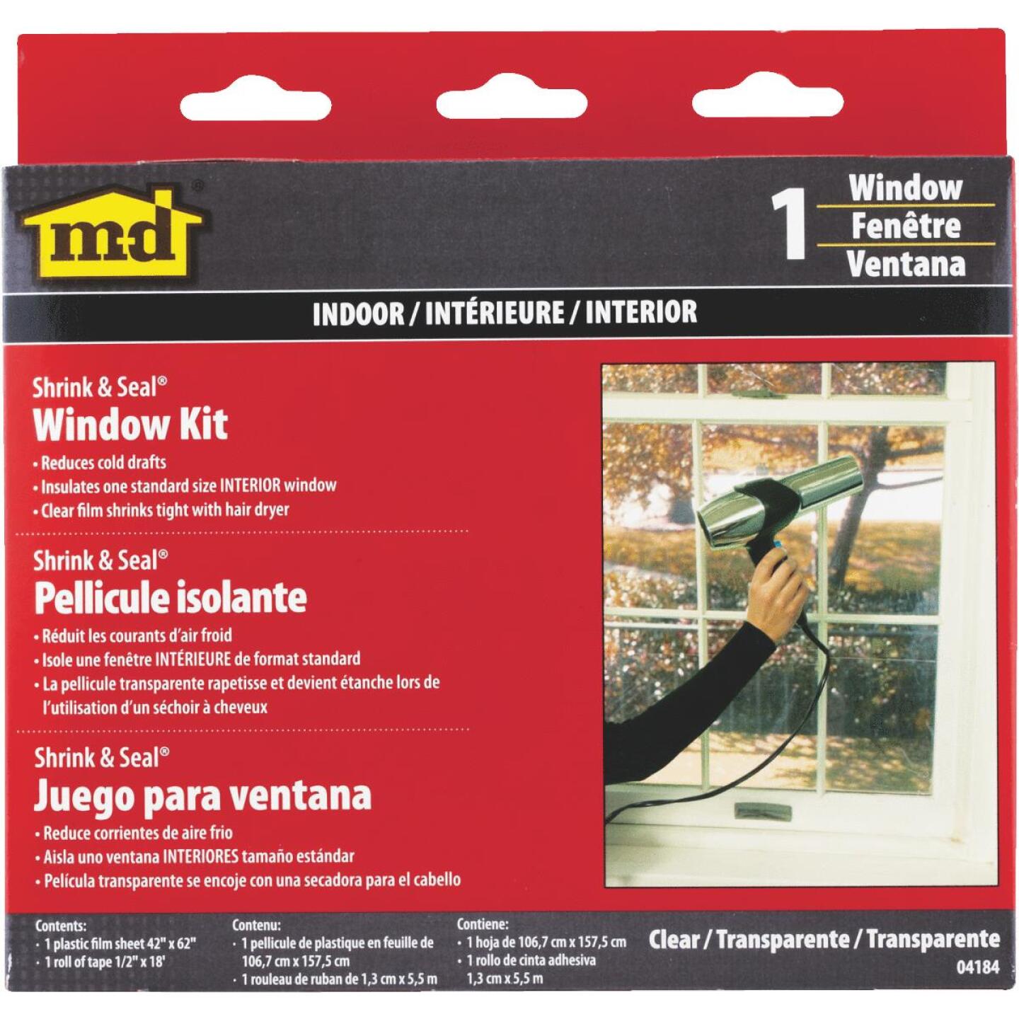 M-D 42 In. x 62 In. Indoor Window Insulation Kit Fashion