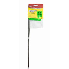 Marking Stake Flags, Fluorescent Lime, 15-In., 10-Pk. Online Sale