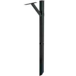 Mailbox Drive-In Post Kit With Adjustable Cross Arm, Black Galvanized Steel, 60-In. Online Hot Sale