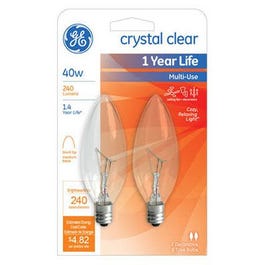 Light Bulb, Blunt Tip, 40-Watts, 2-Pk. on Sale