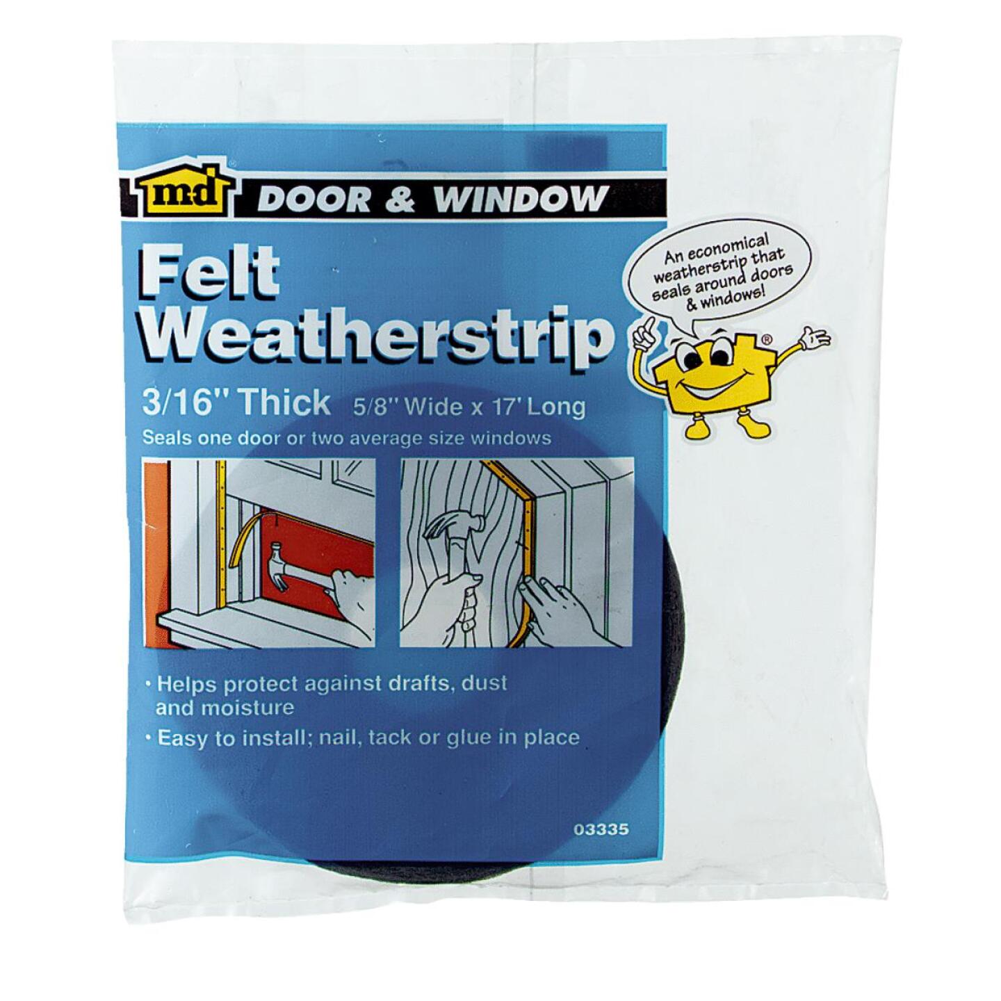 M-D 3/16″ x 5/8″ x 17′ Felt Weatherstrip Tape Online now