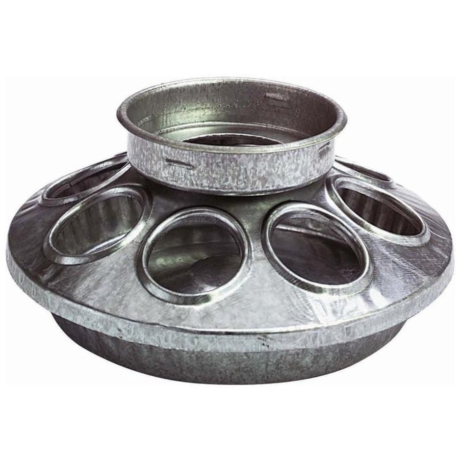 LITTLE GIANT ROUND JAR POULTRY FEEDER BASE GALV Fashion
