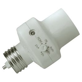 Light Control Socket With Programmable Timer, Indoor Only Hot on Sale