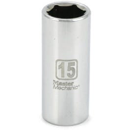 Metric Deep Well Socket, 6-Point, 3/8-Inch Drive, 15mm Sale