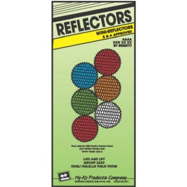 Mini Reflector, Plastic, 1.25-In., 6-Pk. Discount