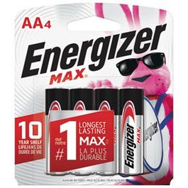 MAX Alkaline Batteries, AA, 4-Pk. Online Hot Sale