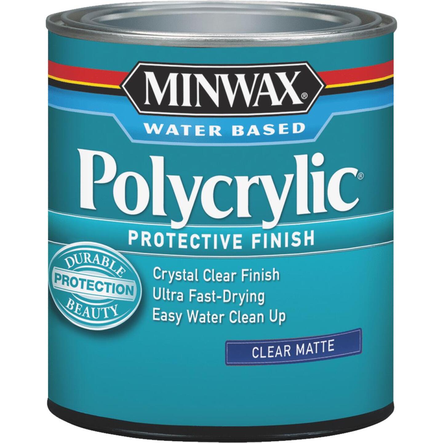 Minwax Polycrylic 1 Qt. Matte Water Based Protective Finish Supply