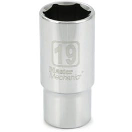 Metric Deep Well Socket, 6-Point, 3/8-Inch Drive, 19mm on Sale
