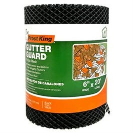 Mesh Gutter Guard, Plastic,  6-In. x 20-Ft. Fashion