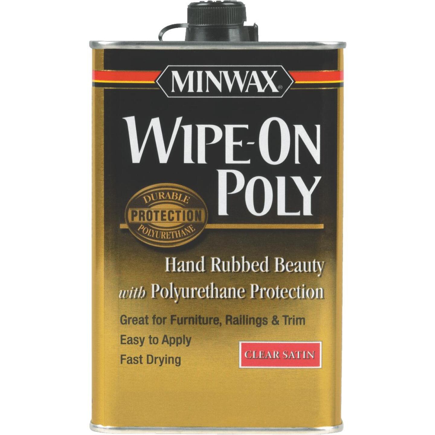 Minwax Satin Wipe-On Interior Polyurethane, 1 Pt. Hot on Sale