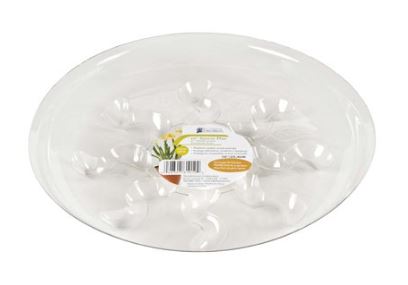 Midwest Air Technologies Inc. Heavy Duty Clear Plastic Plant Saucer Hot on Sale