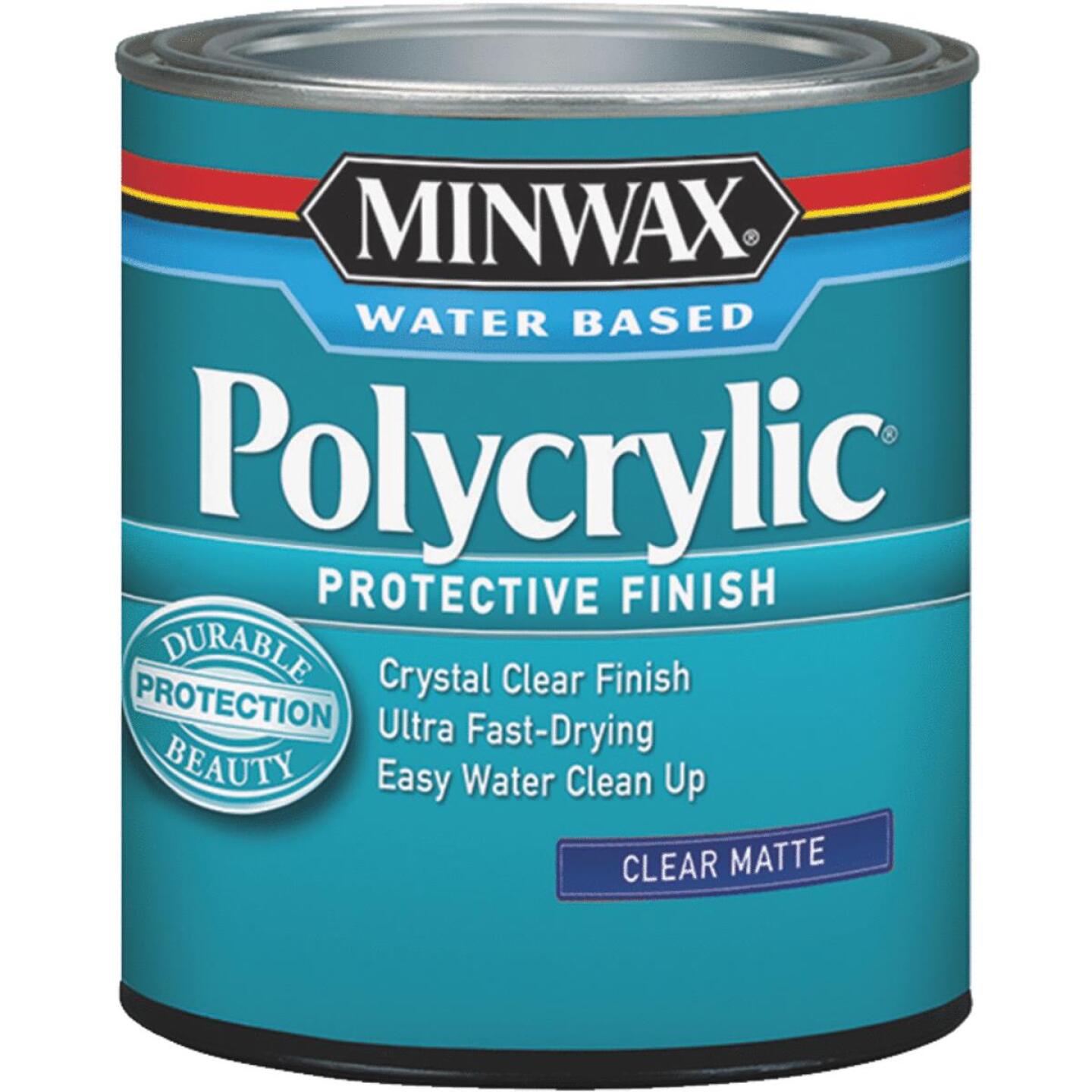 Minwax Polycrylic 1/2 Pt. Matte Water Based Protective Finish Online Sale