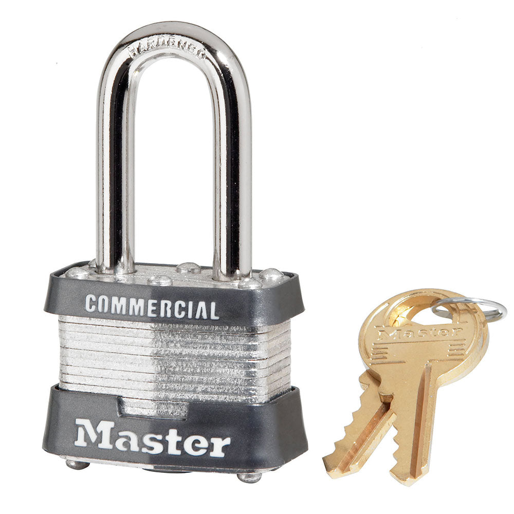Master Lock Laminated Padlock 1-9/16in (40mm) Wide Laminated Steel Pin Tumbler Padlock with 1-1/2in (38mm) Shackle, Keyed Alike (1-1/2″) Online Sale