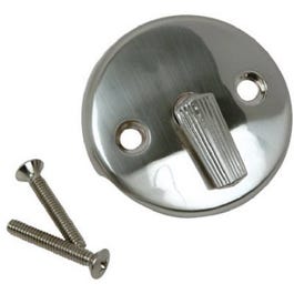 Master Plumber Brushed Tub Drain Overflow Face Plate Online now