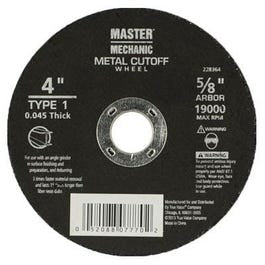 Metal-Cutting Wheel, 4 x .045 x 5/8-In. Discount