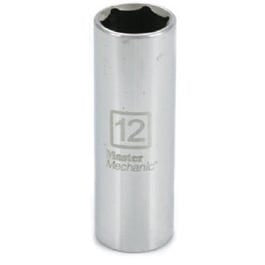 Metric Deep Well Socket, 6-Point, 1/4-In. Drive, 12mm Fashion