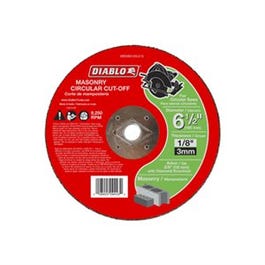 Masonry Circular Cut-Off Disc, 6.5 x 1/8 x 5/8-In. Fashion