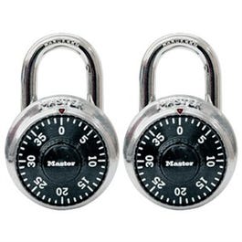 Matching Combination Padlocks, 2-Pack Sale