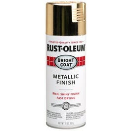 Metallic Enamel Spray Paint, Gold, 11-oz. Supply