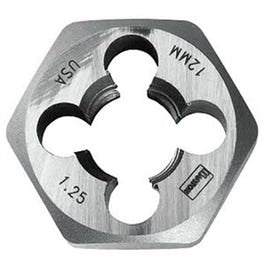 Metric Hexagon Die, 12mm x 1.25 Fashion