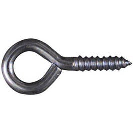 Medium Screw Eye, 1-5/16-In., 14-Pk. Supply