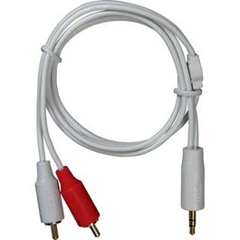 MP3 Stereo Adapter Cable, Y to RCA Plug, 3.5mm, 3-Ft. Fashion