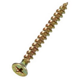 Multi-Use Screws, Flat Phillips, Gold, 2-1/2-In. x #8, 50-Pk. Supply