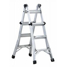 Multi-Purpose Ladder, Aluminum, Type IA, 300-Lb. Duty Rating. 13-Ft. Supply