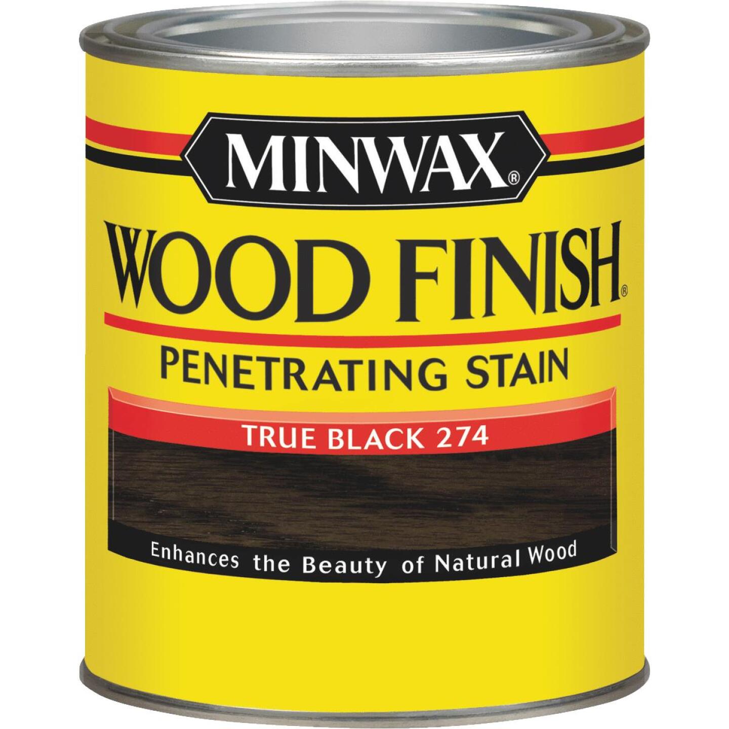Minwax Wood Finish Penetrating Stain, True Black, 1 Qt. Sale