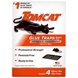 Mouse Glue Trap, Professional Strength, 4-Pk. Supply