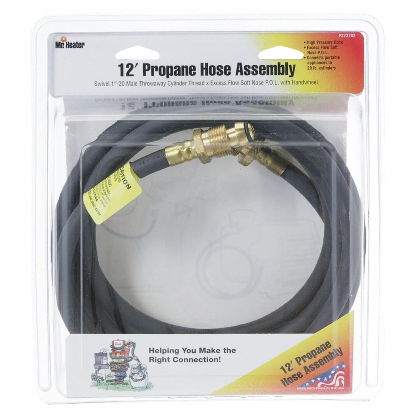 MR. HEATER 12 Ft. x Swivel 1 In.-20 MTCT Mr. Heater Buddy LP Hose Assembly Online now