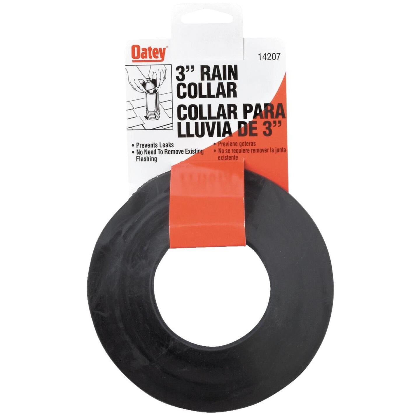 Oatey 3 In. Rubber Rain Collar Hot on Sale