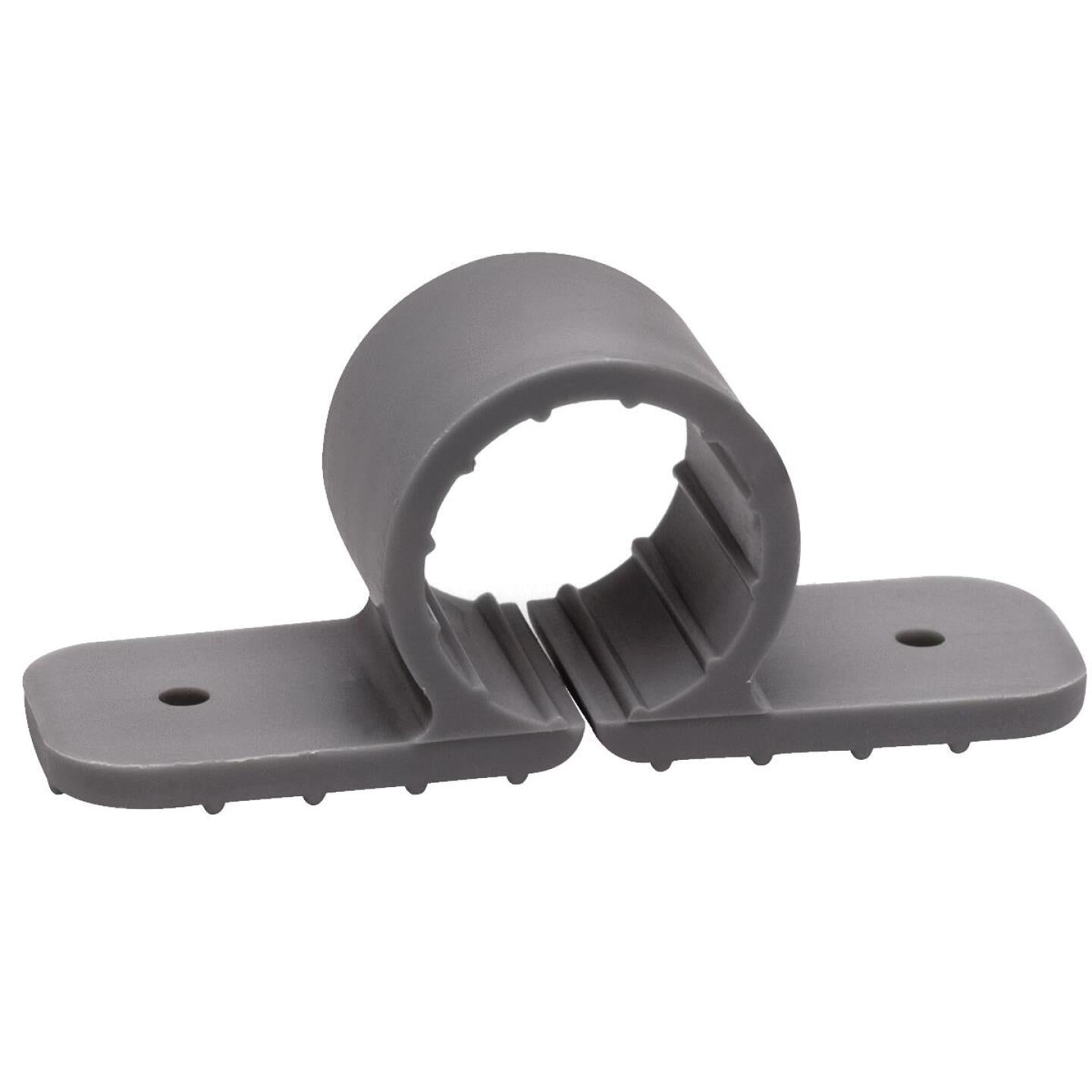 Oatey Standard 1/2 In. Plastic Nail-On Pipe Clamps, (6-Pack) Supply