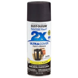 Painter’s Touch 2X Spray Paint, Satin Dark Walnut, 12-oz. Fashion
