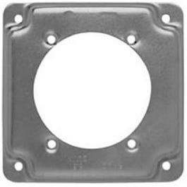Outlet Box Cover, Flat Corner Square, 1/2-In. Rise, 4-In. Sale
