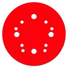 Orbital Sanding Disc, 12 Hole, Hook & Loop, 180-Grit, 5-In., 4-Pk. Discount