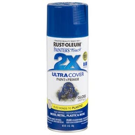 Painter’s Touch 2X Spray Paint, Gloss Deep Blue, 12-oz. Supply