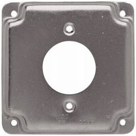 Outlet Box Cover, Square, Single, 4-In. Fashion