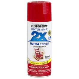 Painter’s Touch 2X Spray Paint, Gloss Apple Red, 12-oz. Supply