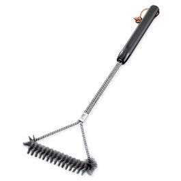 Original BBQ Grill Brush, 3-Sided Stainless Steel, 21-In. Online now
