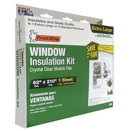 Outdoor Window Film Insulation Kit, 62 x 210-In. Fashion