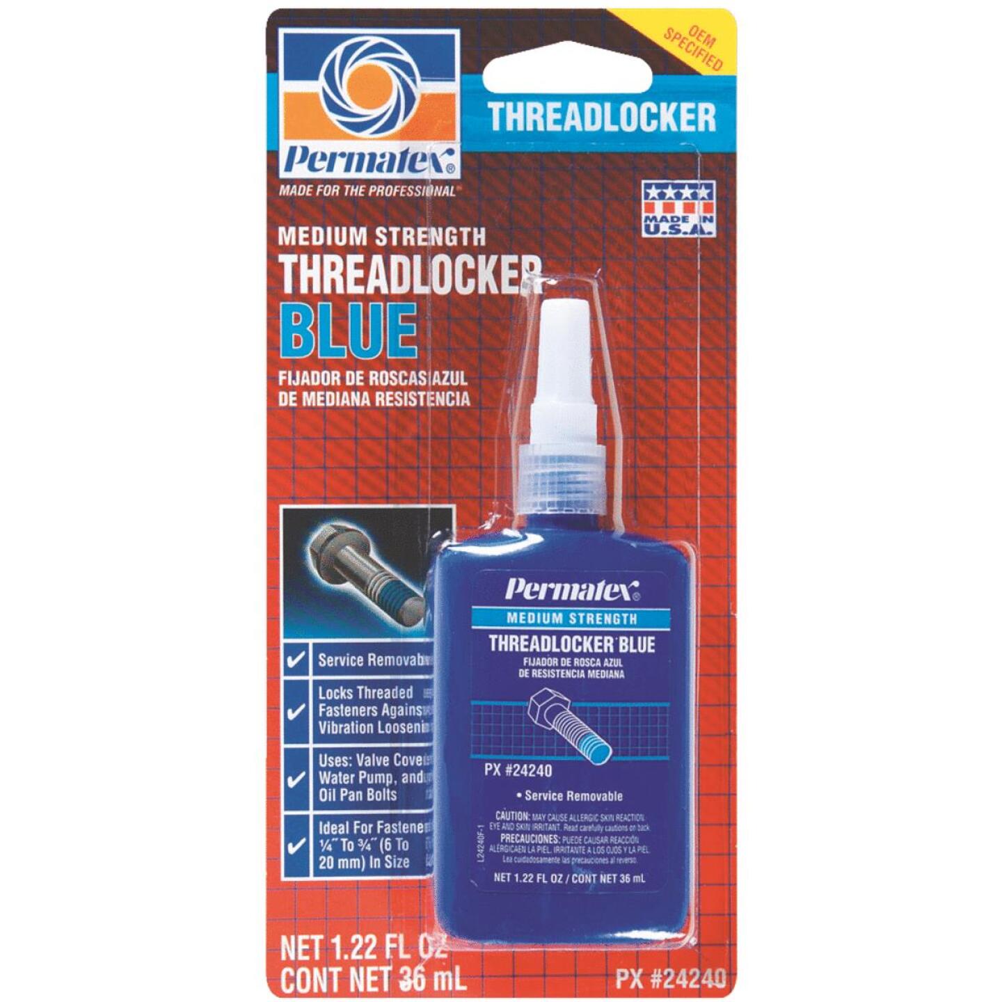 PERMATEX 1.22 Oz. Blue Medium Strength Threadlocker Hot on Sale